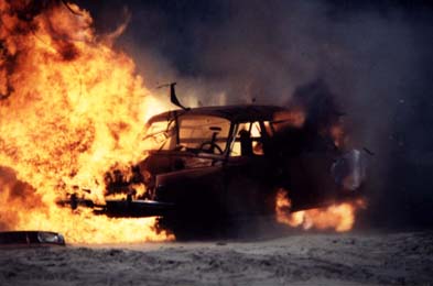 Car explosion